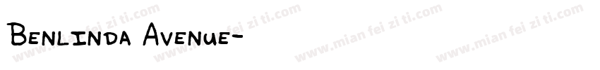 Benlinda Avenue字体转换